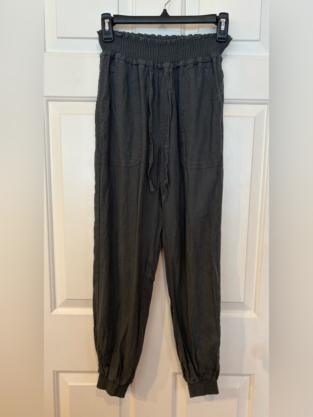 Love Tree Gray Tencel Jogger Pants Women’s Size S Drawstring Casual